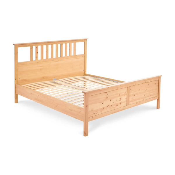 Кровать двуспальная Кымор Hemnes 180*200 (светло-коричневый)