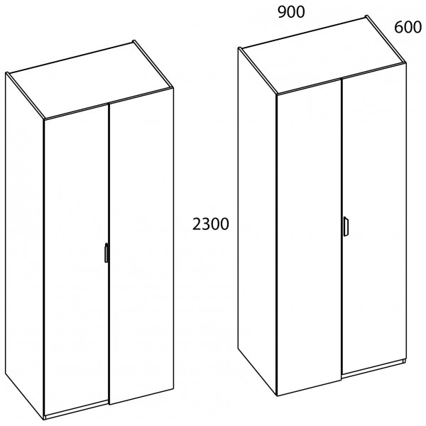 Шкаф 2DG/K90 Z MODERN