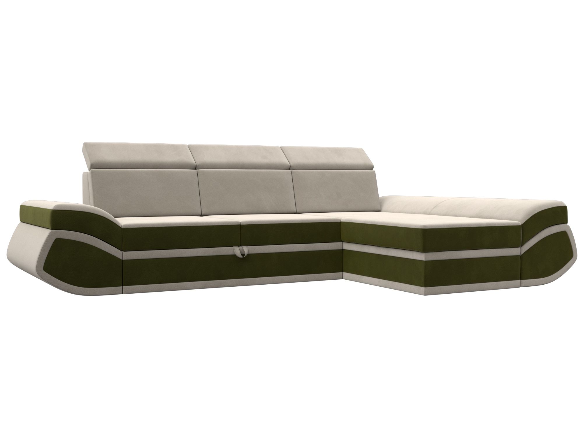 Диван угловой Лига-032 правый угол Микровельвет