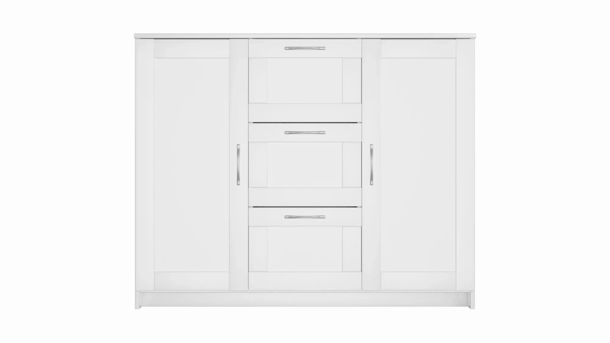 Тумба СИРИУС двухдверная с тремя ящиками