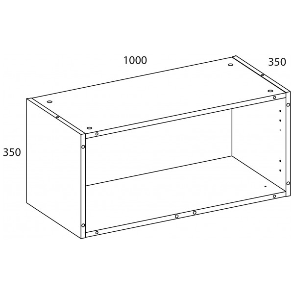 Корпус антресоли TETRA 100/35