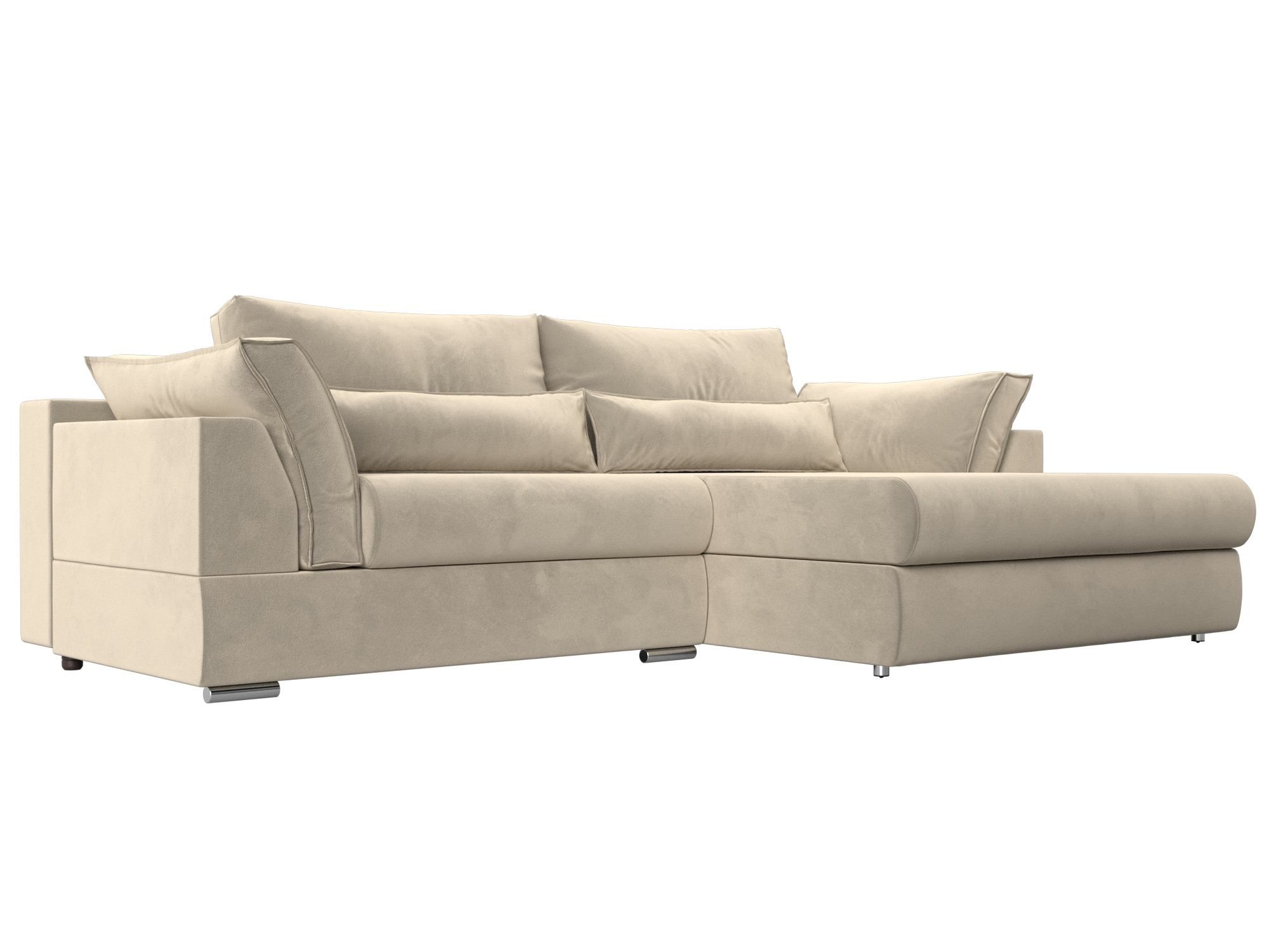 Диван угловой Пекин угол правый Микровельвет