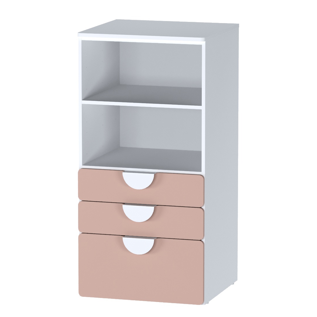 Стеллаж ПИКСИ с 3 выдвижными ящиками