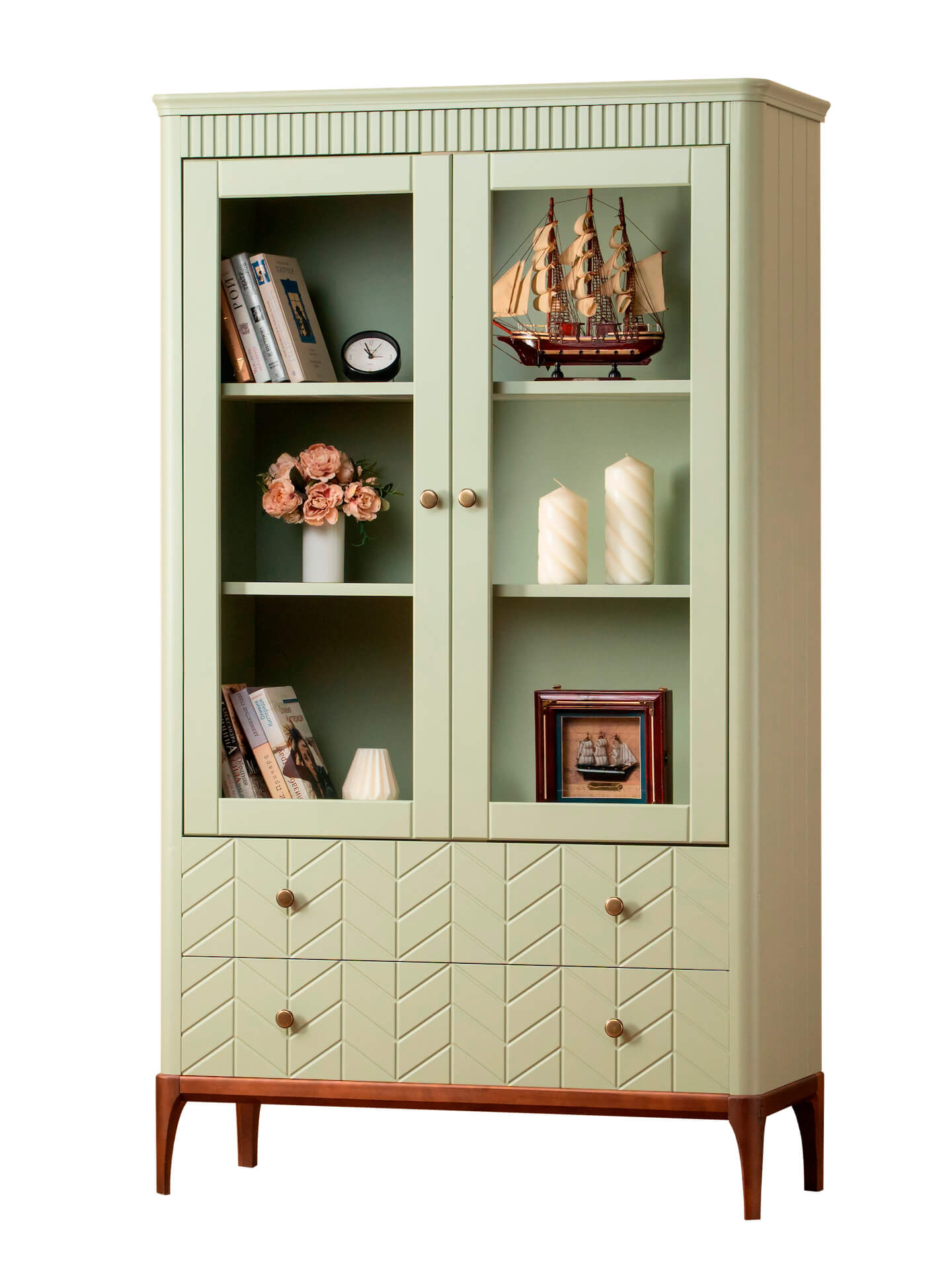 Шкаф книжный Вида №10