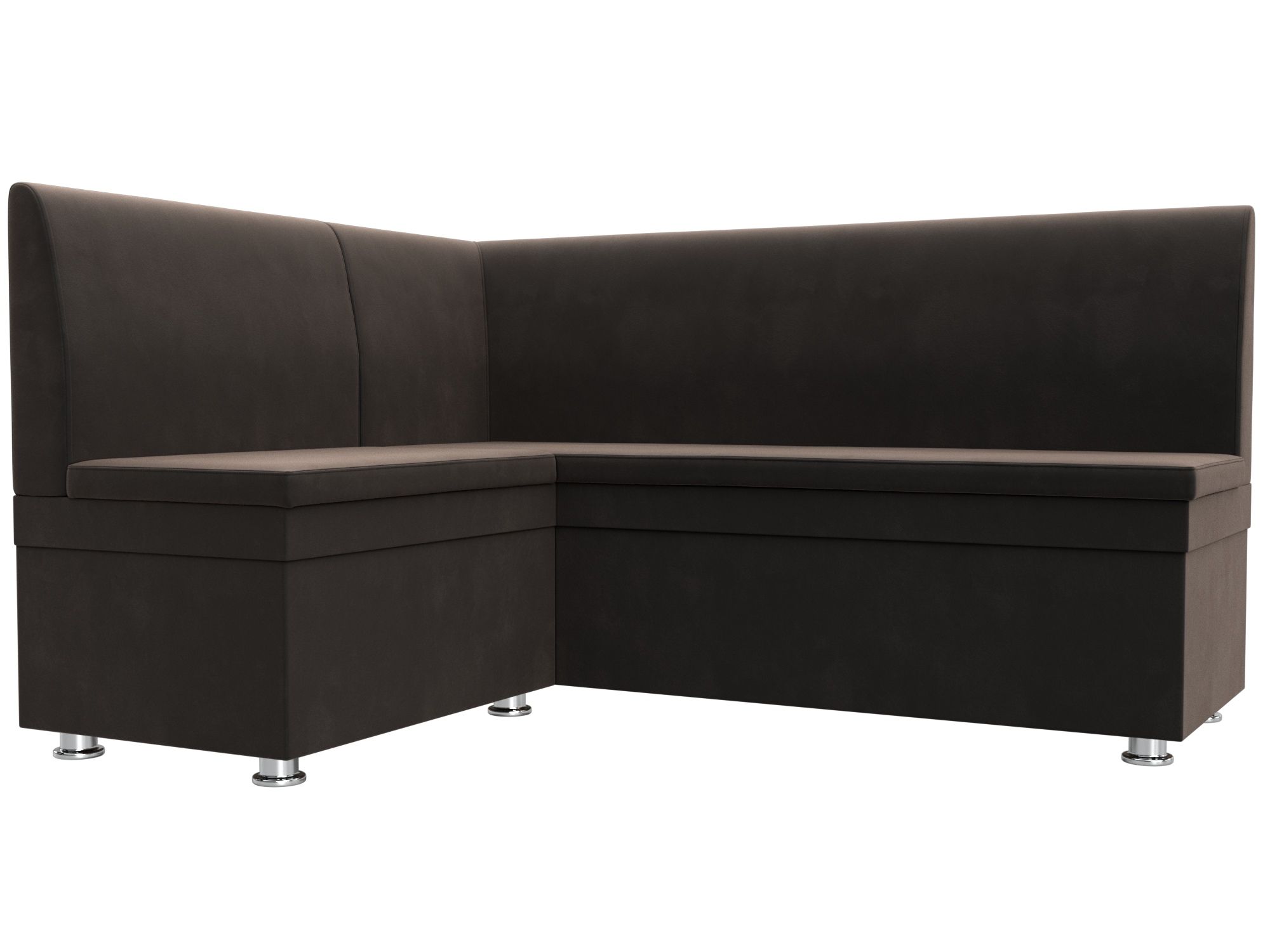 Диван кухонный угловой Уют левый угол Велюр