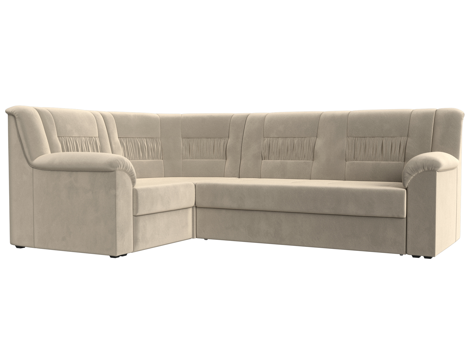 Диван угловой Карелия левый угол Микровельвет