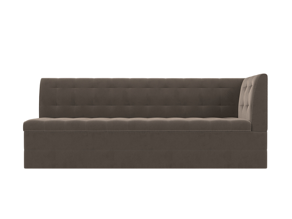 Диван кухонный Бриз с углом справа Велюр