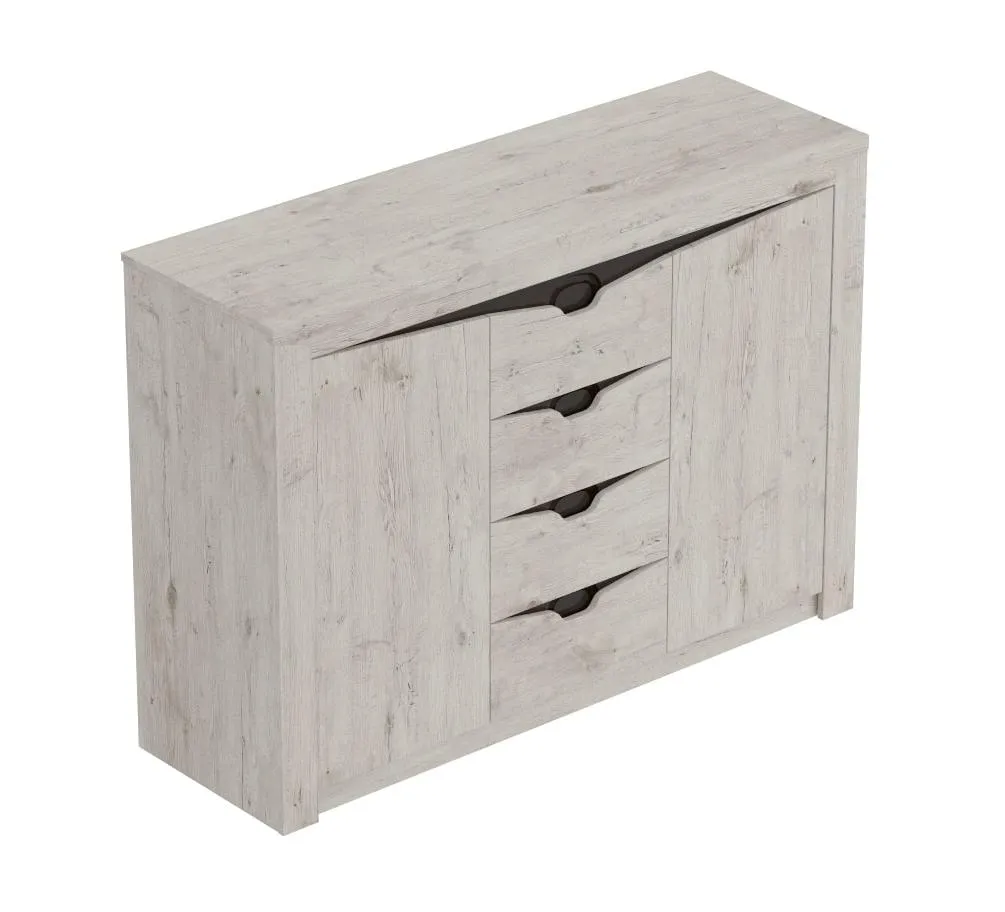 Тумба с 4 ящиками и 2 дверцами Соренто