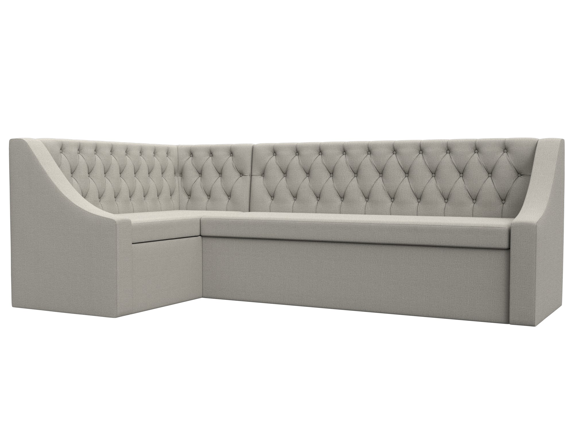 Диван кухонный угловой Мерлин левый угол Рогожка