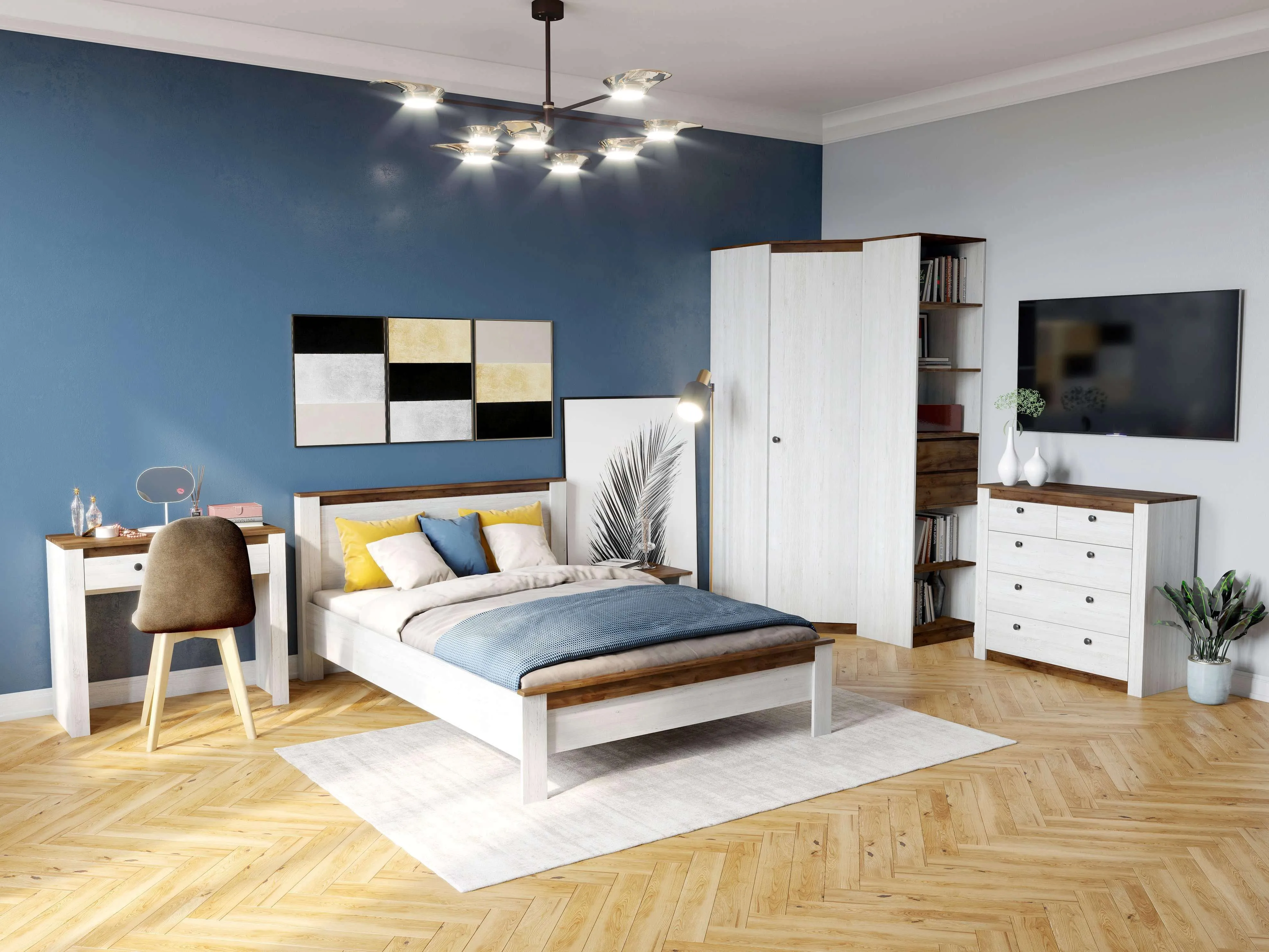 Спальный гарнитур Даллас композиция 3