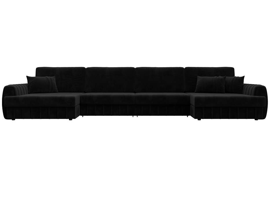 Диван П-образный Лига-057 НПБ Лонг Велюр