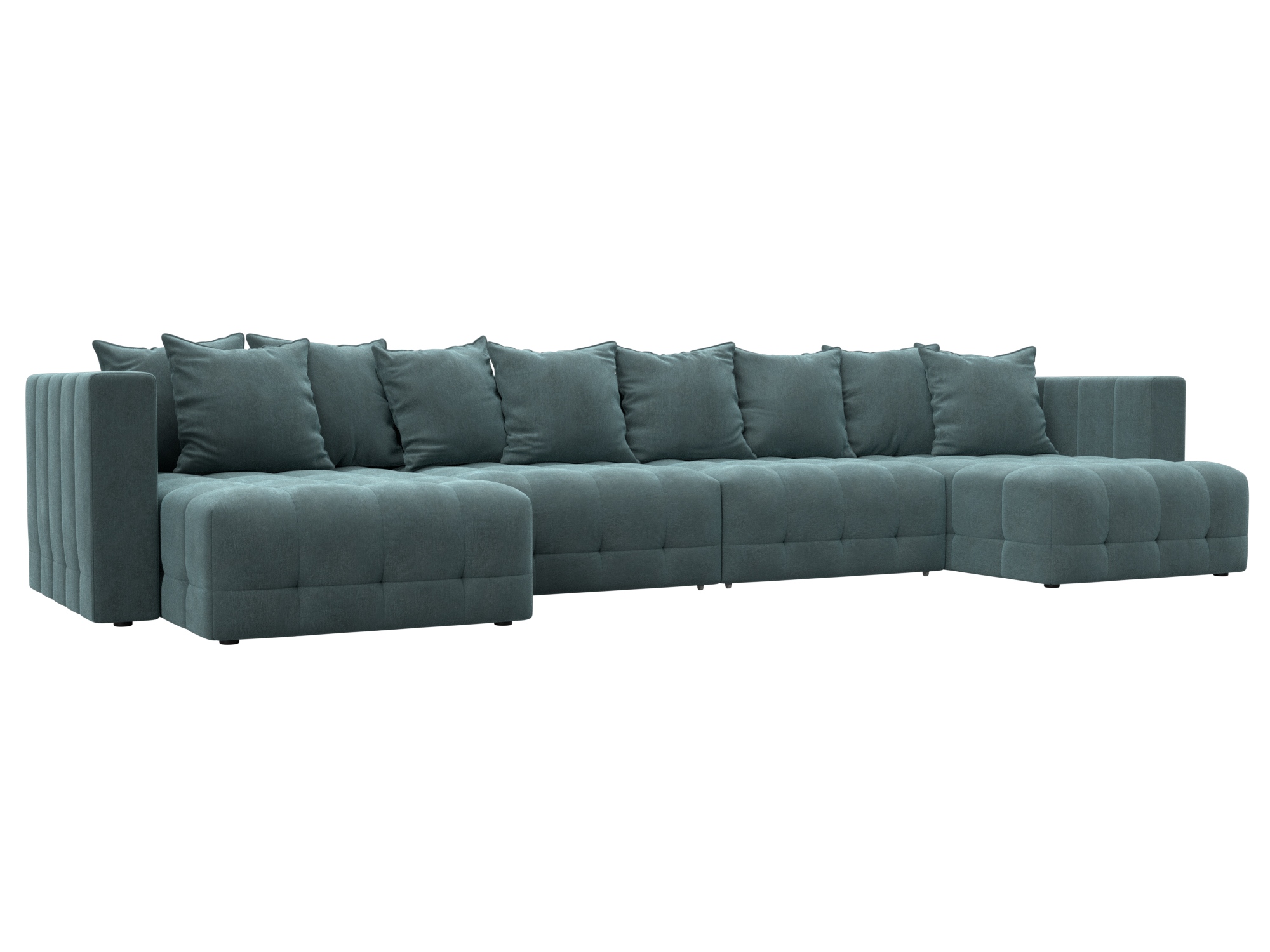 Диван П-образный Лига-052 НПБ Лонг Шенилл