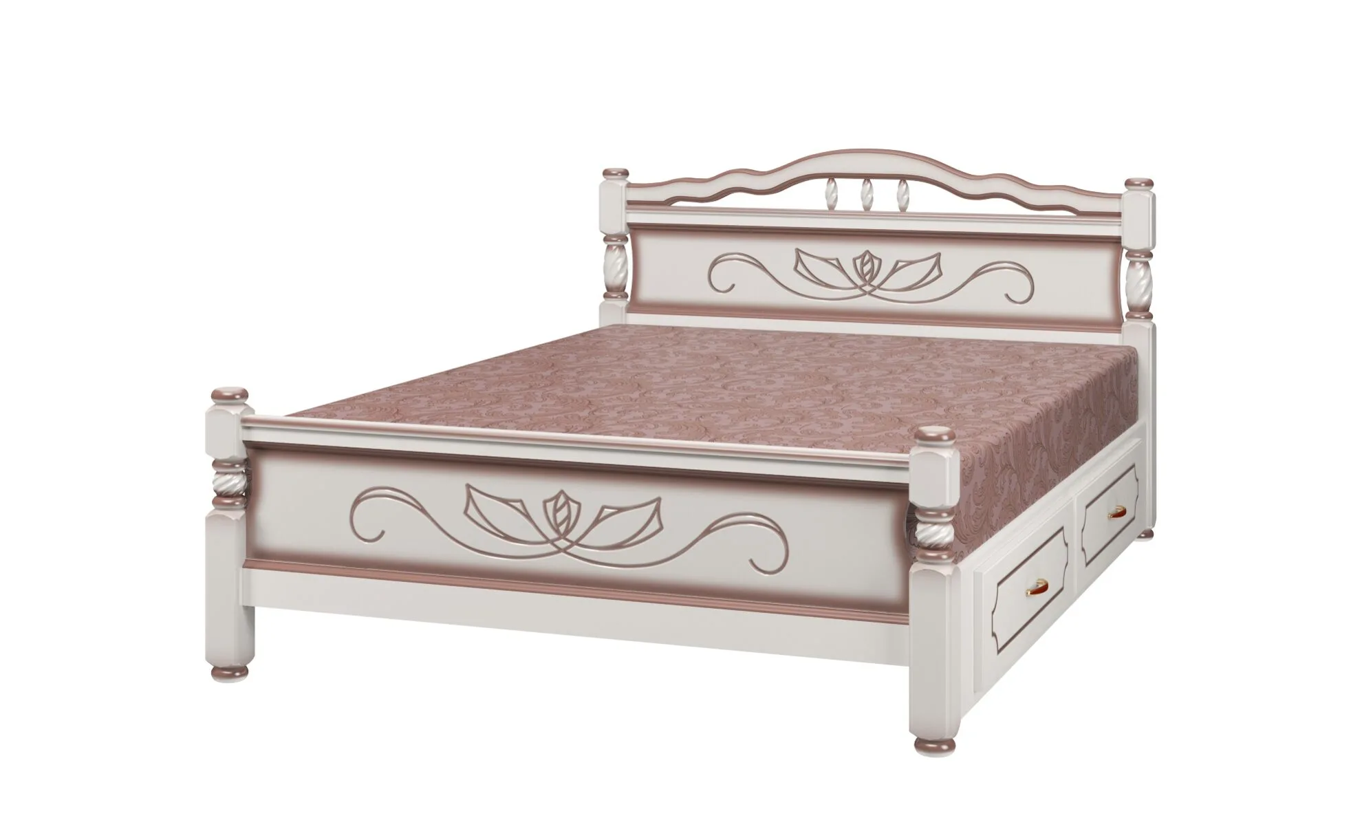 Кровать односпальная с ящиками Карина 5