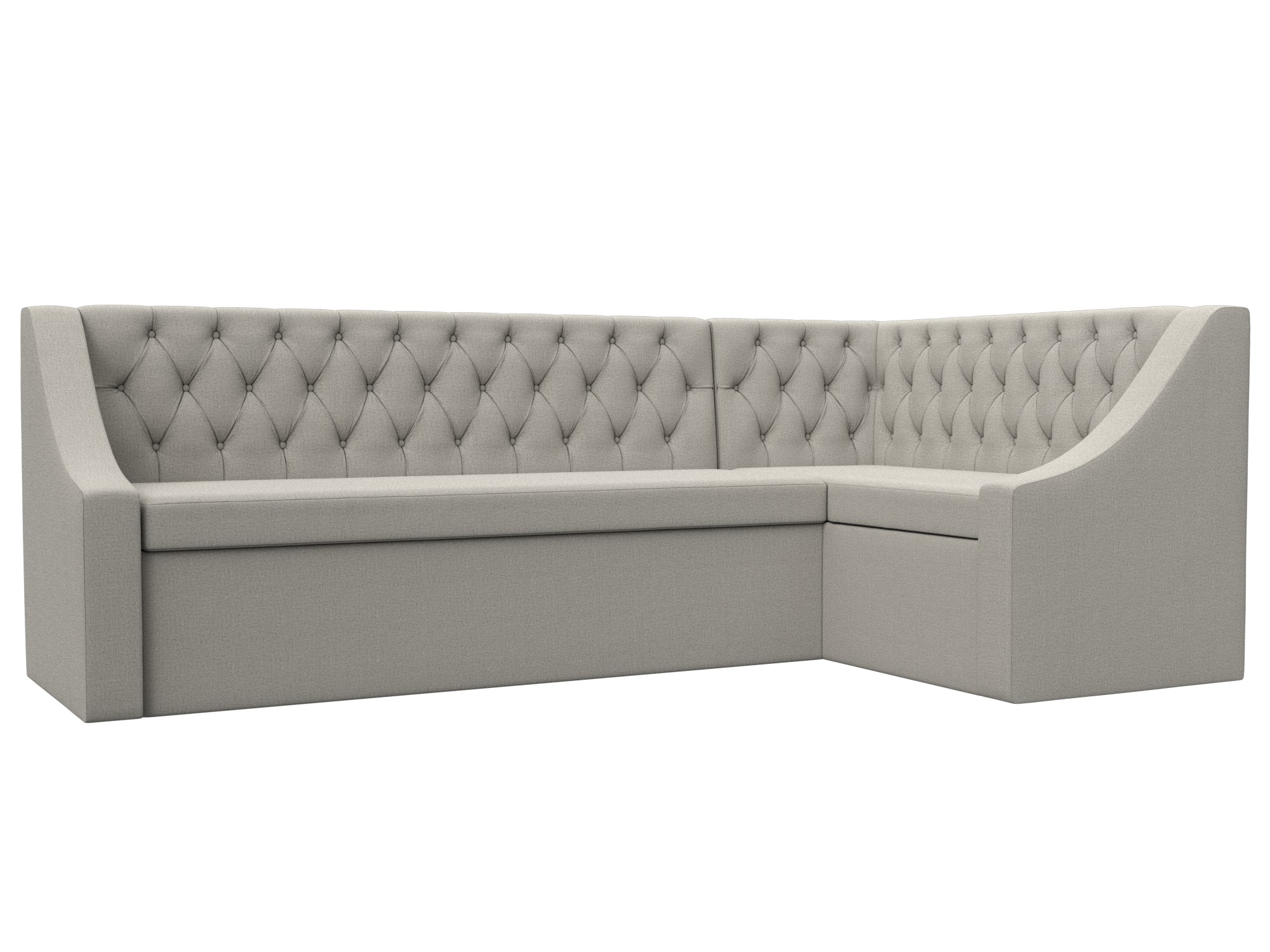 Диван кухонный угловой Мерлин правый угол Рогожка