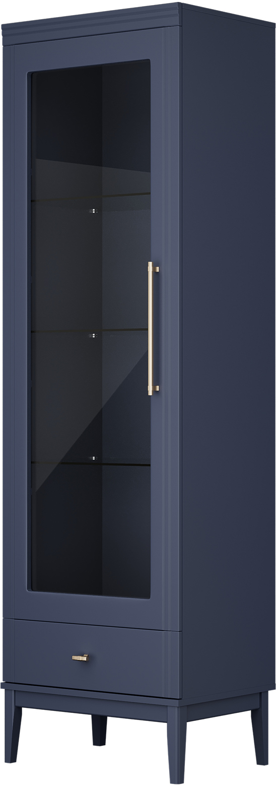 Шкаф с витриной Джали 1 дверь