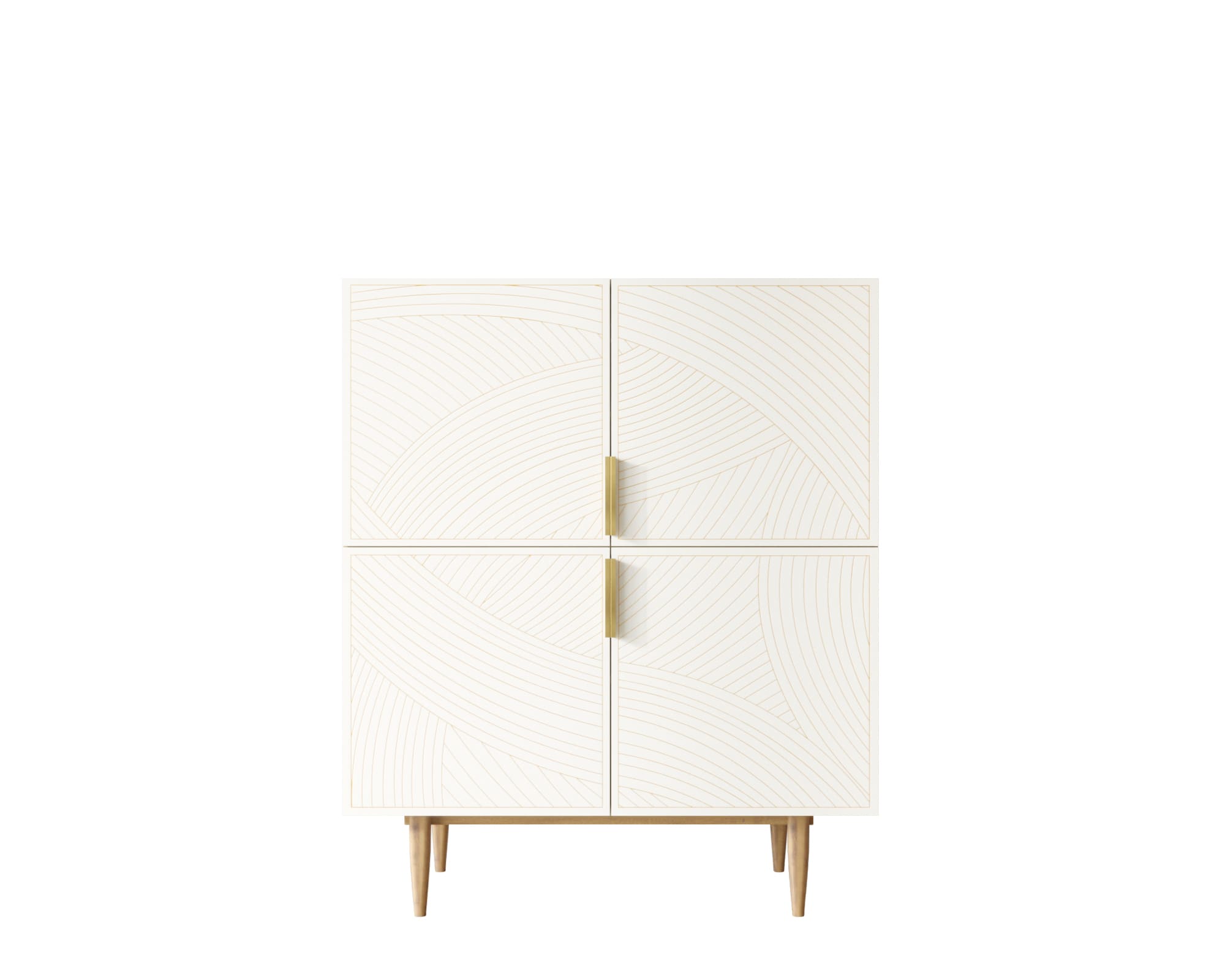 Большой комод с четырьмя дверками Line LN03/GR1