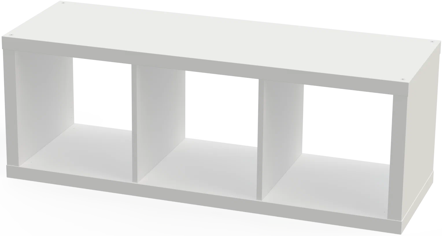 Стеллаж Фора 3, с тремя открытыми ячейками