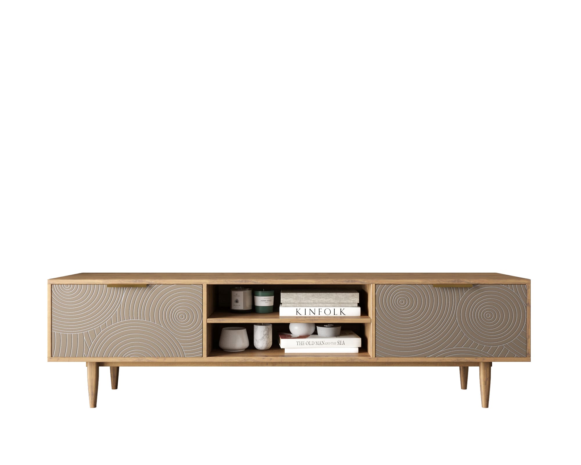 Комод Line с нишей низкий под TV R27