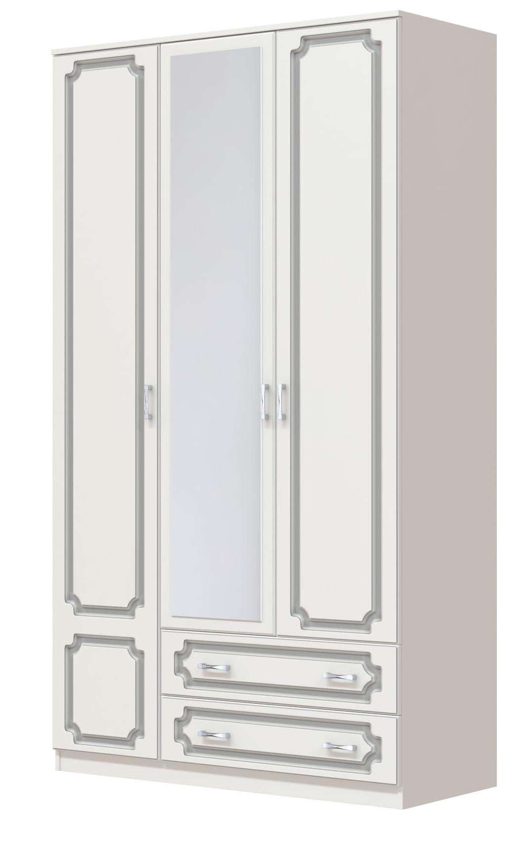 Шкаф распашной Лак ШР-3 с зеркалом