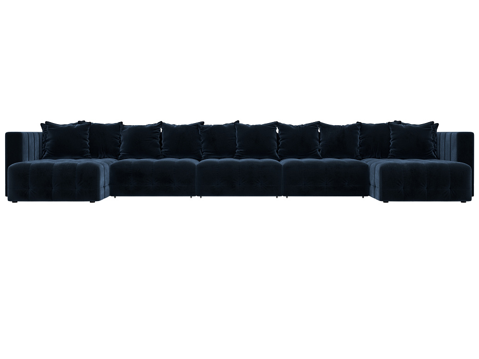 Диван П-образный Лига-052 НПБ МегаЛонг Велюр
