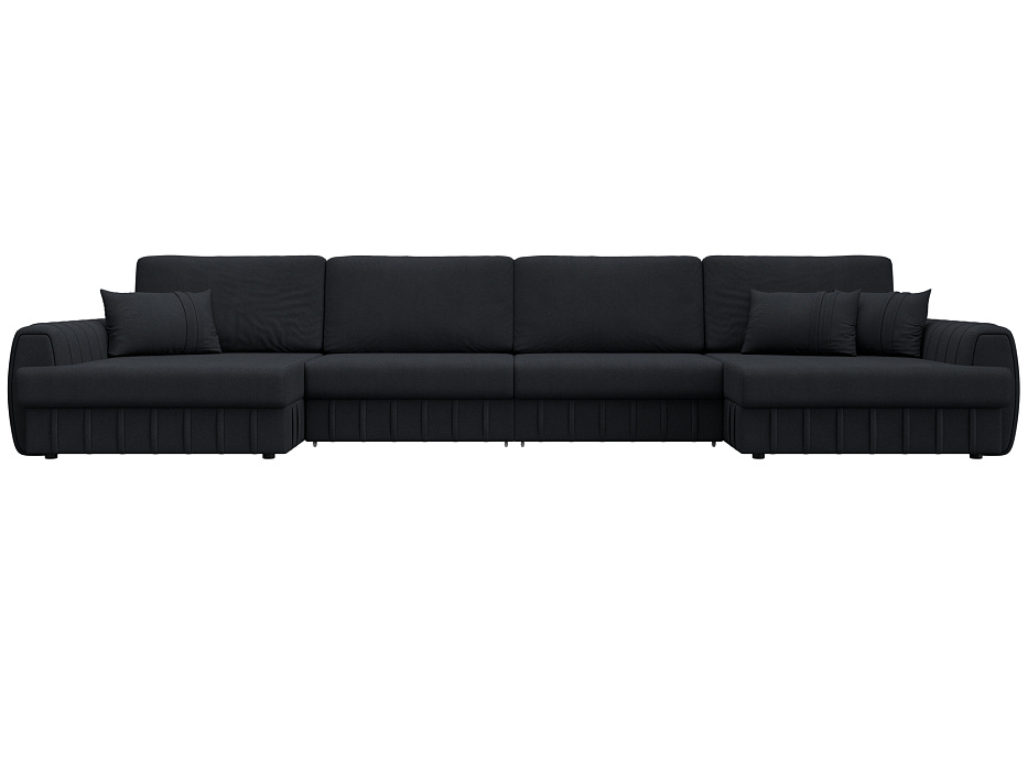 Диван П-образный Лига-057 НПБ Лонг Замша