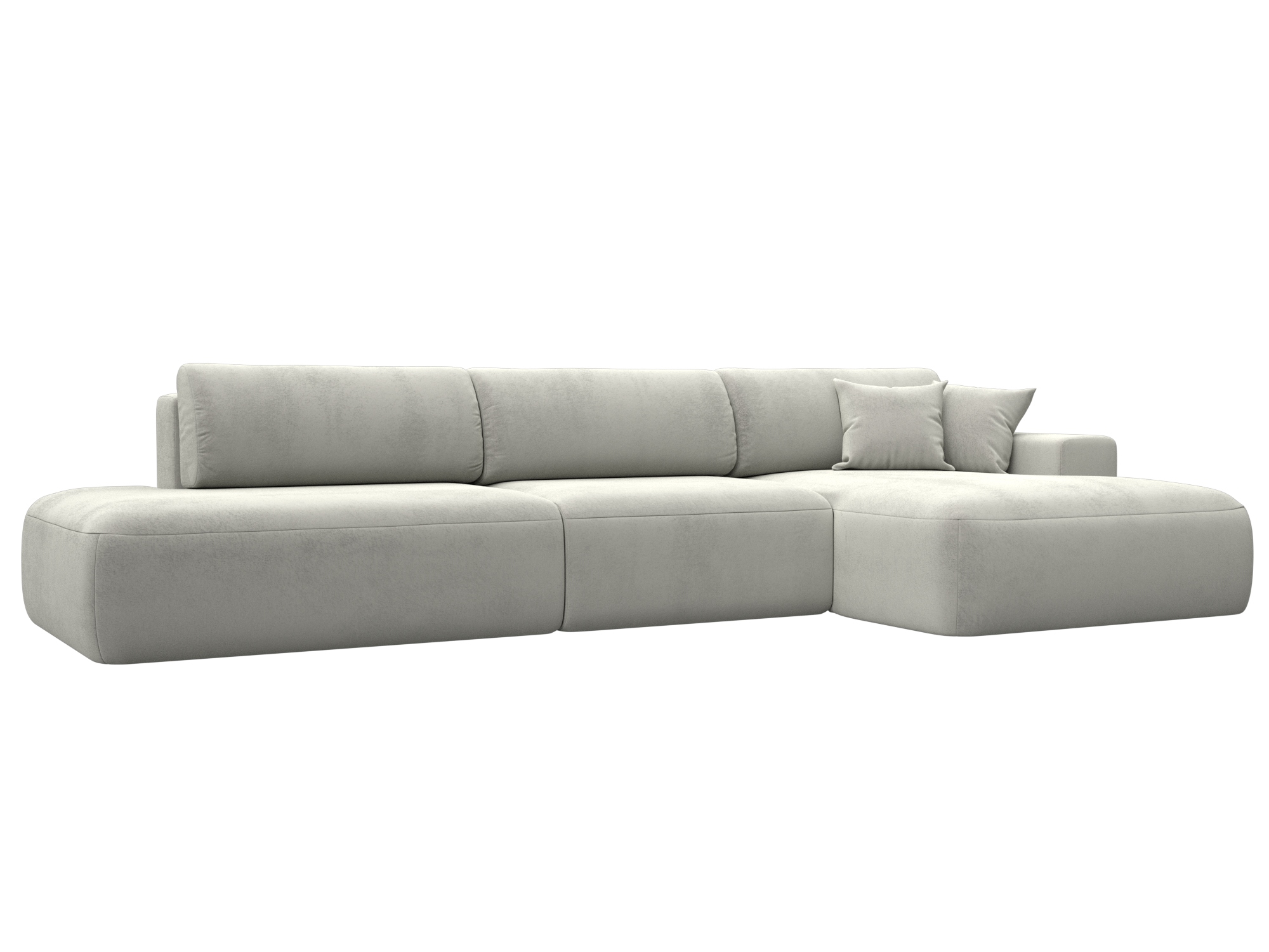 Диван угловой Лига-036 НПБ Модерн Лонг правый угол Велюр