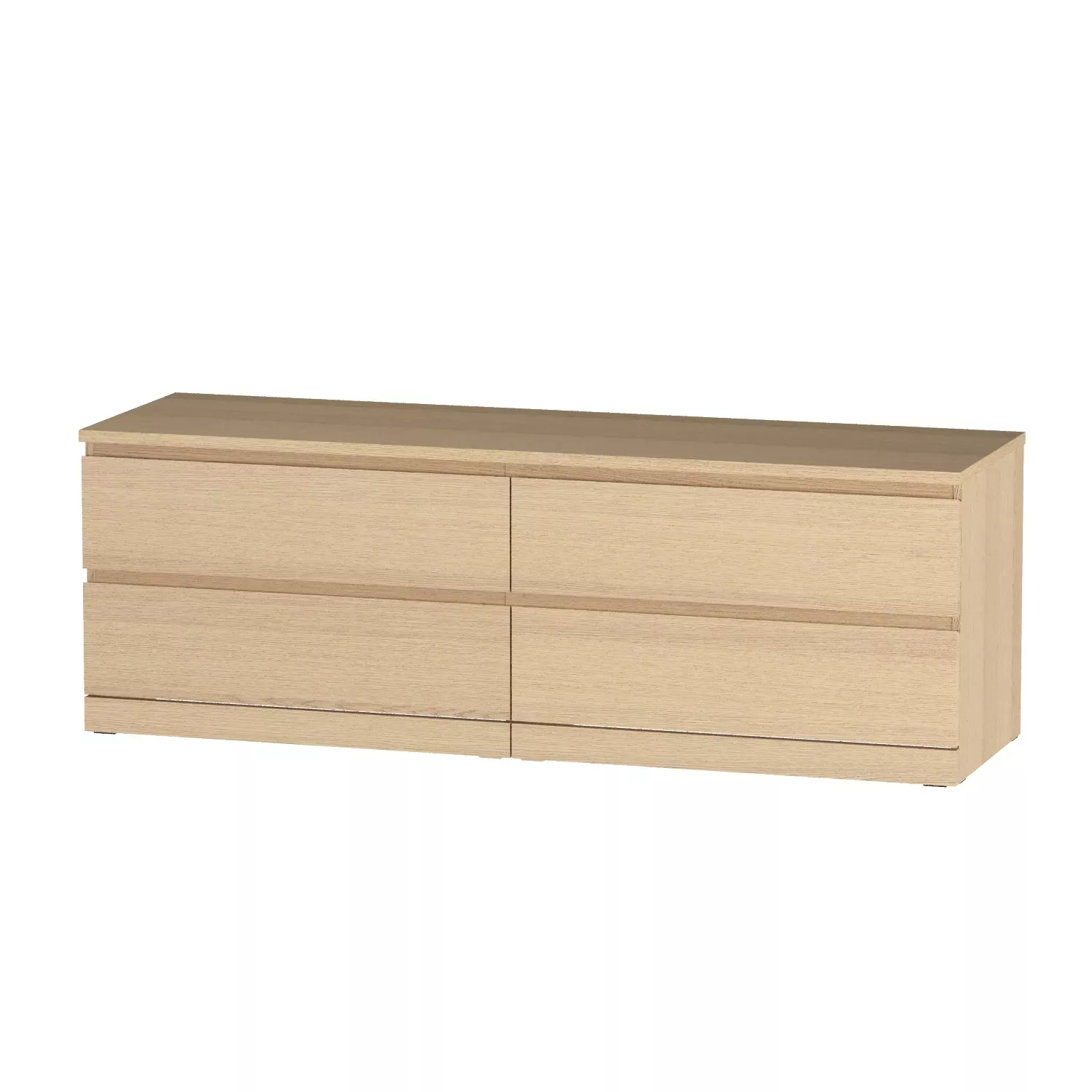 Комод Варма Прайм 4Д дуб беленый