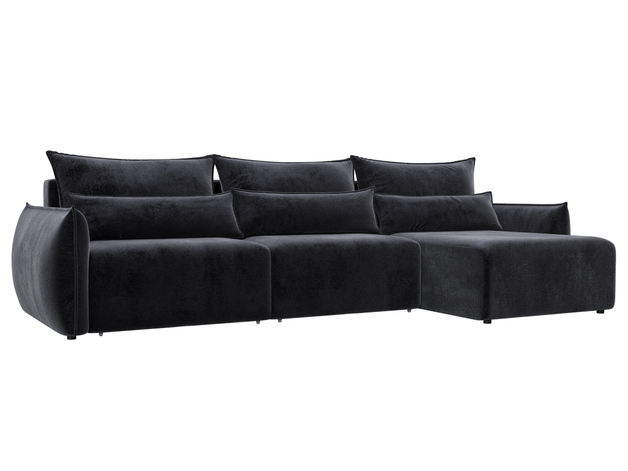 Диван угловой Лига-051 НПБ Лонг угол универсальный Велюр