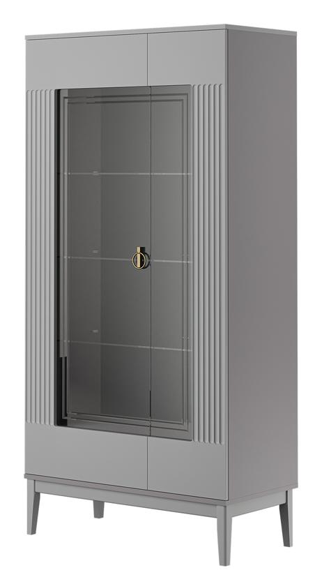 Шкаф с витриной Фарго двухдверный