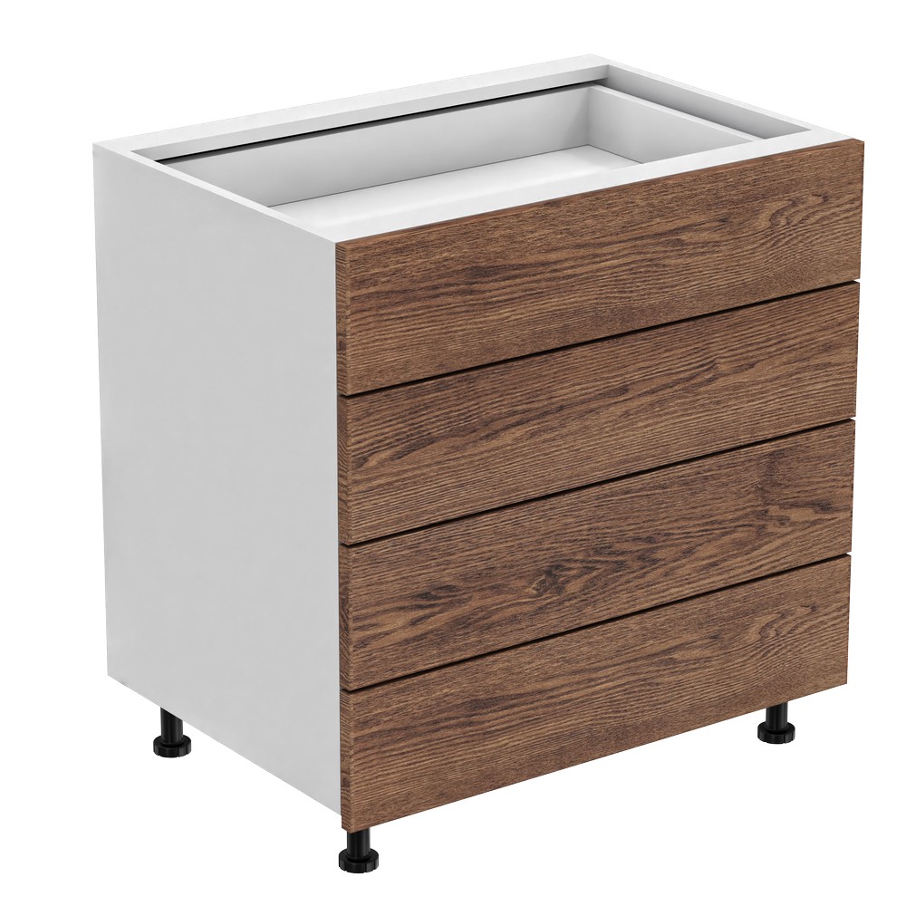 Шкаф Напольный 80x53x72 Глубокий + 4 ящика