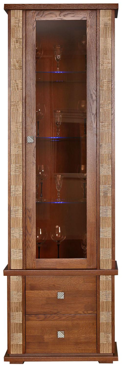 Шкаф с витриной Тунис П6.343.0.19 (П343.19-1Ш)