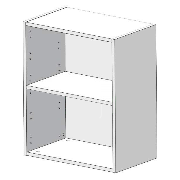 Шкаф Навесной 60х34х72 Узкий +1 полка,  2 двери