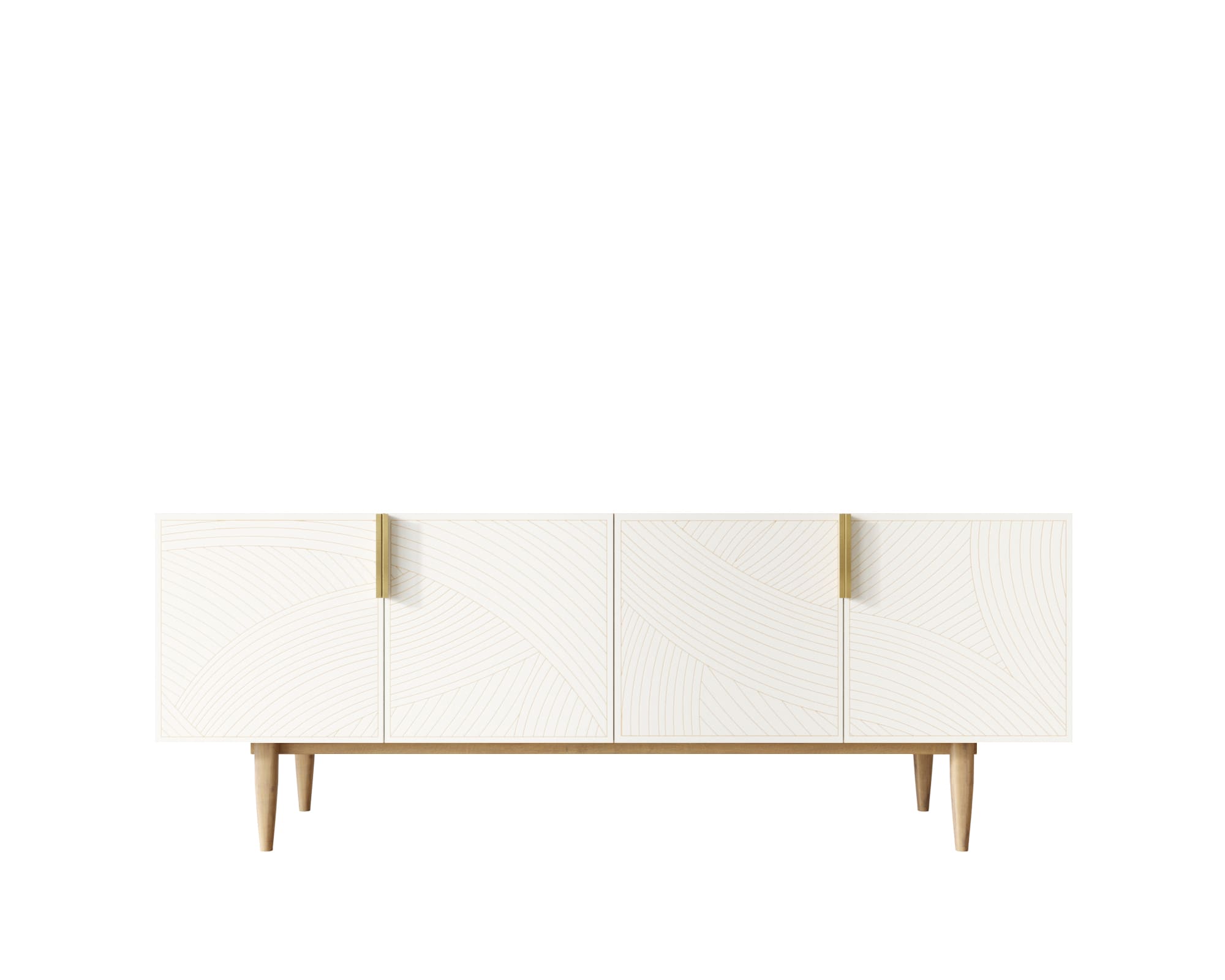 Комод под TV с четыремя дверками Line LN06/GR1