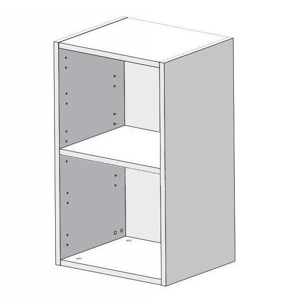 Шкаф Навесной 40х34х72 Узкий +1 полка