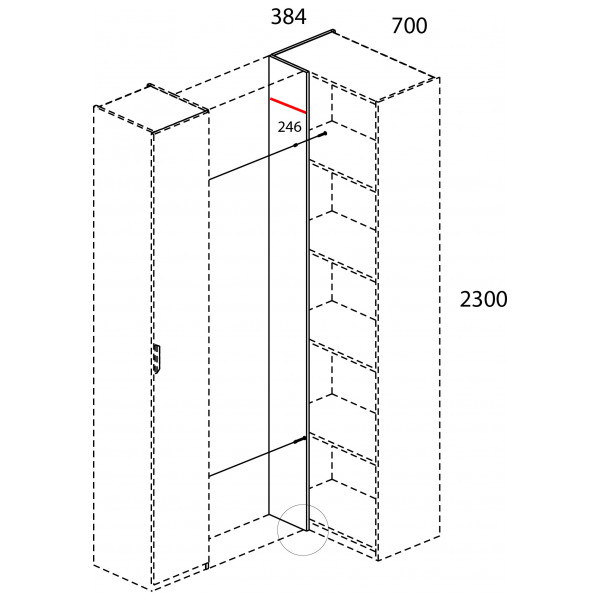 Шкаф 1D/K70 Z MODERN