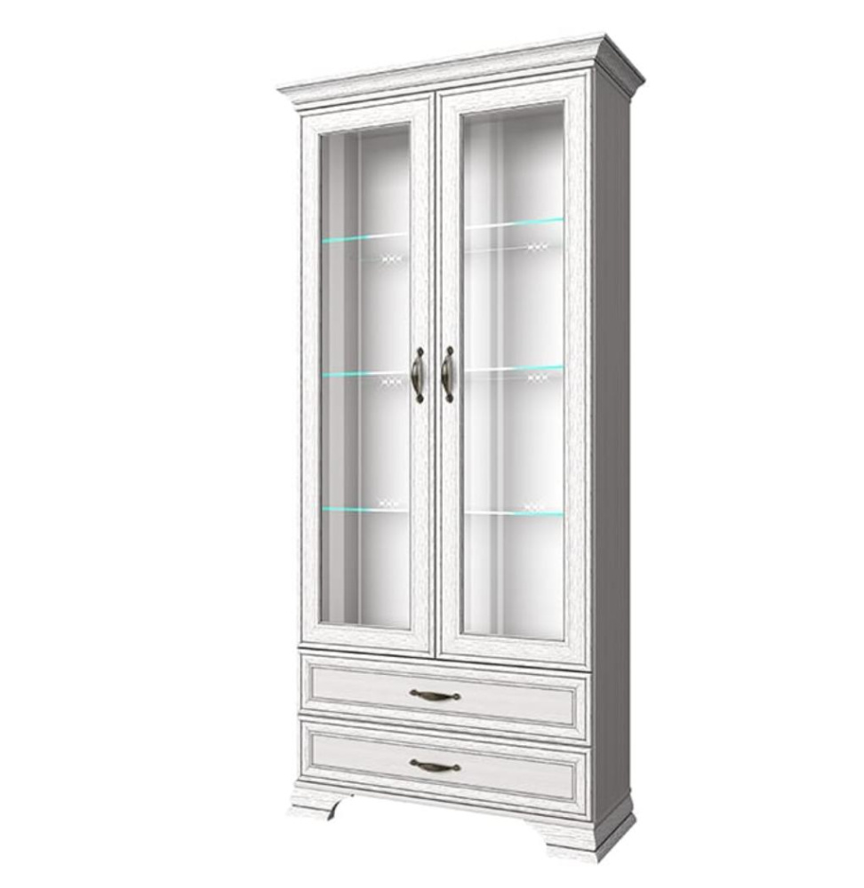 Шкаф с витриной 2V2S TIFFANY