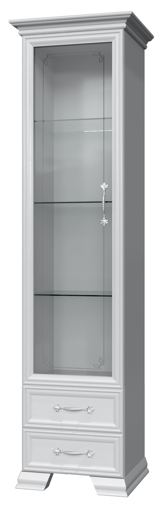 Шкаф с витриной Грация однодверный c 1 стеклом