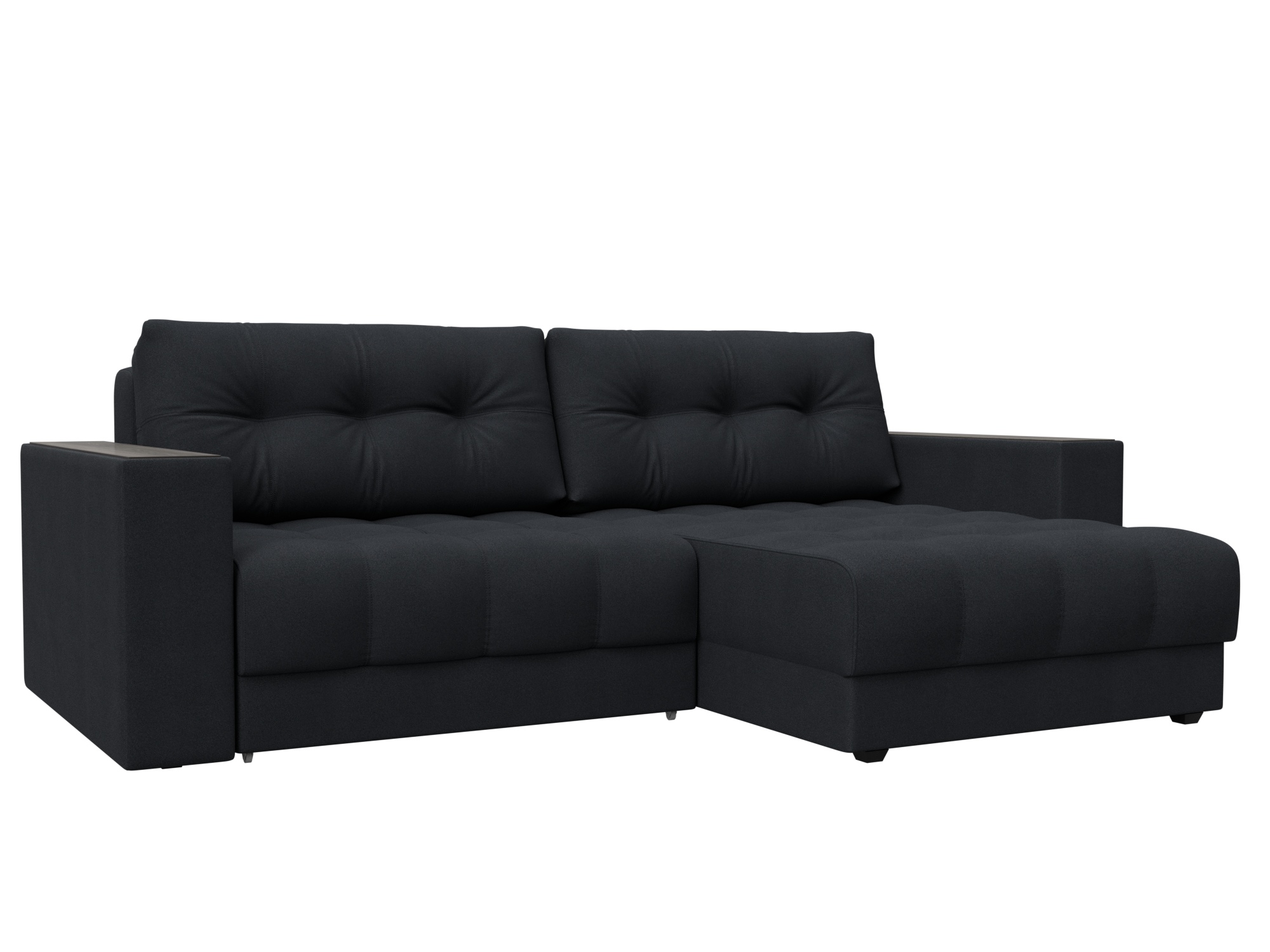 Диван угловой с декором Лига-049 НПБ Замша