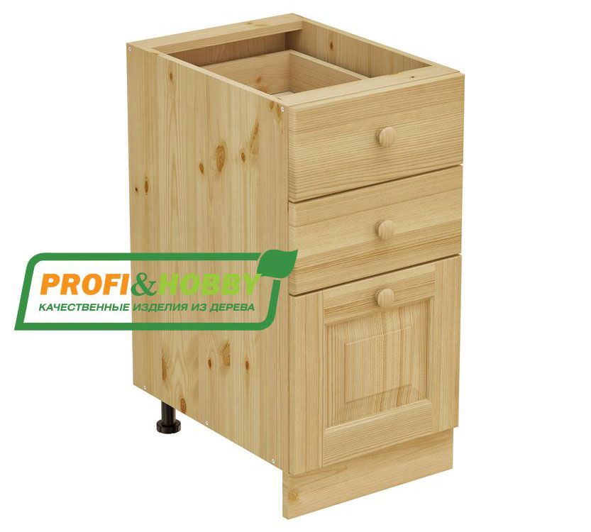 Тумба с 3-мя ящиками 400*720