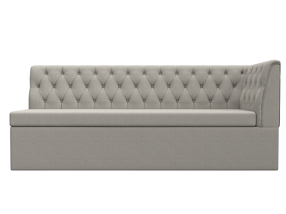 Диван кухонный Маркиз с углом справа Рогожка