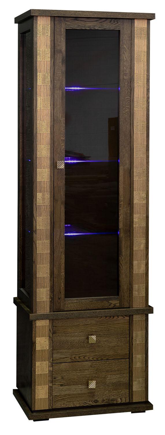 Шкаф с витриной Тунис П6.343.0.19 (П343.19-1Ш)