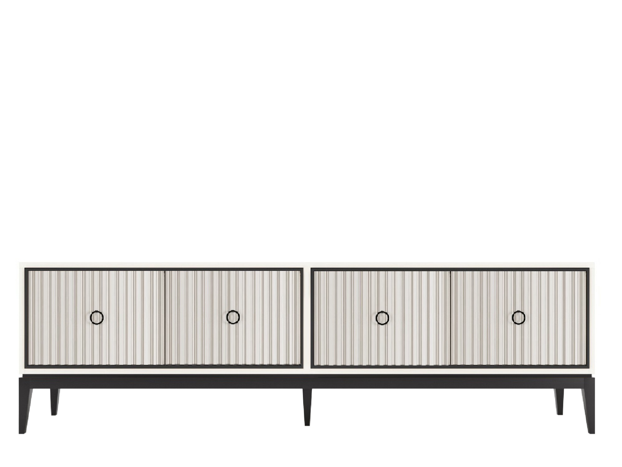 Тумба ТВ Nice 4 двери фасад с фрезеровкой