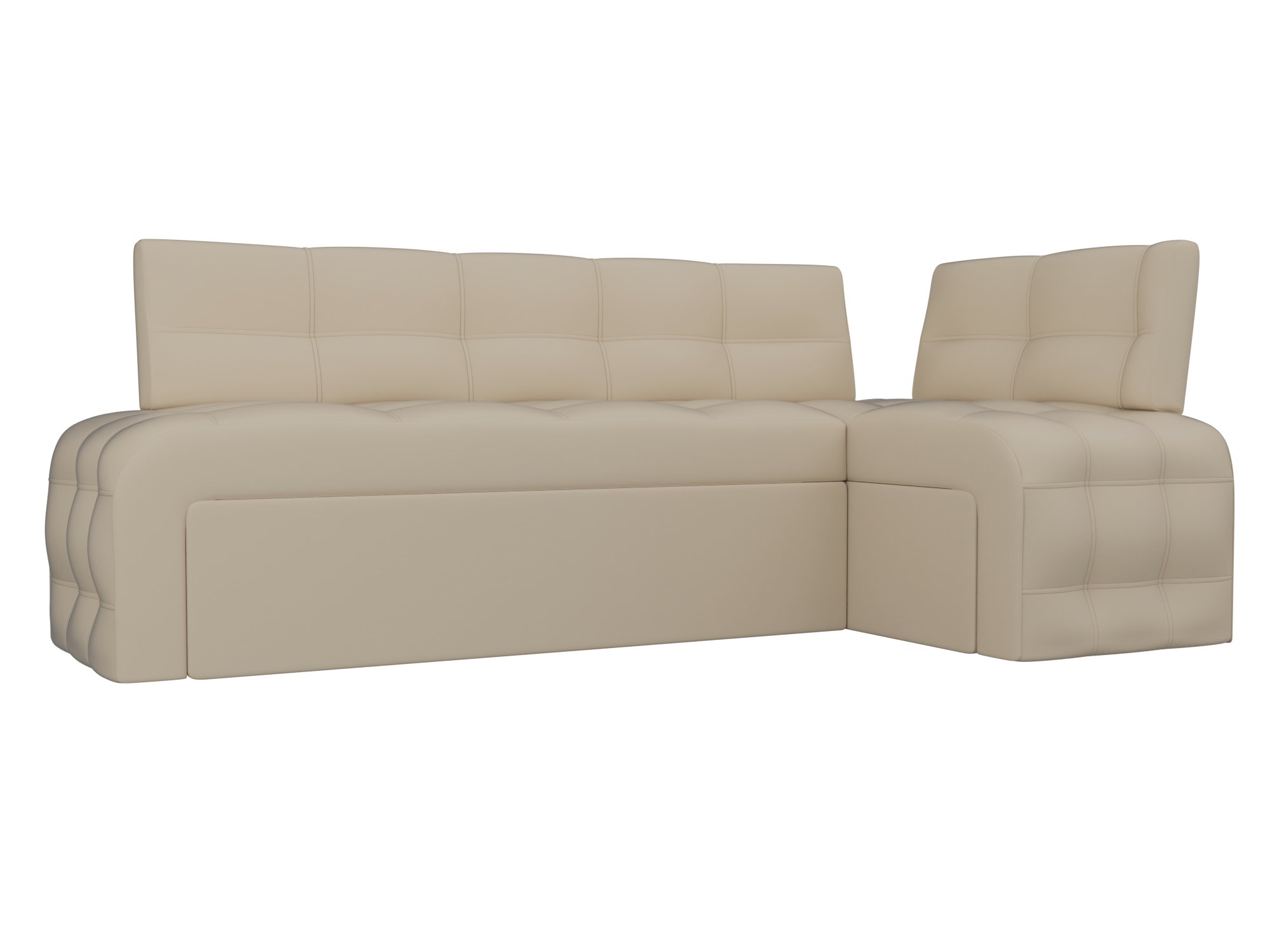 Диван кухонный угловой Люксор правый угол Экокожа