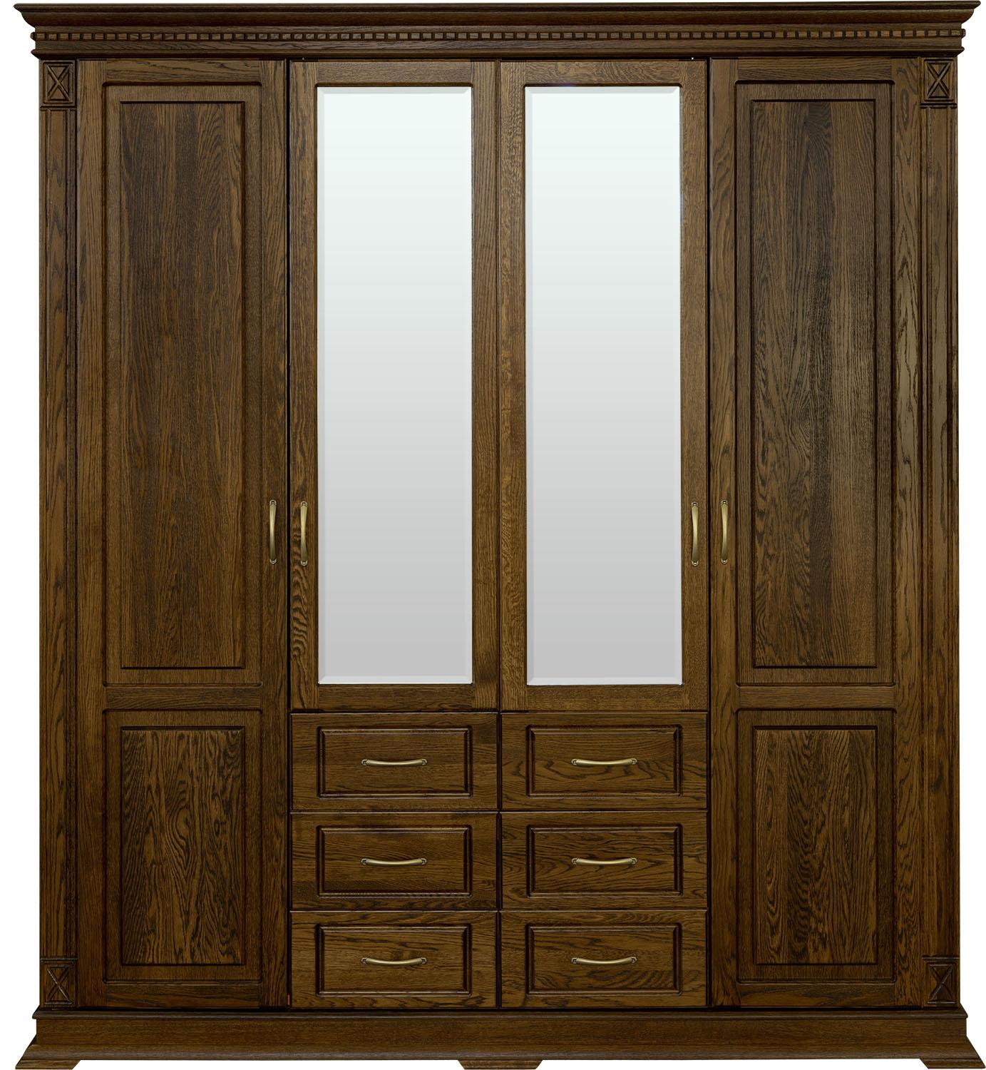 Шкаф для одежды 4д Верди Классик П3.0487.1.01