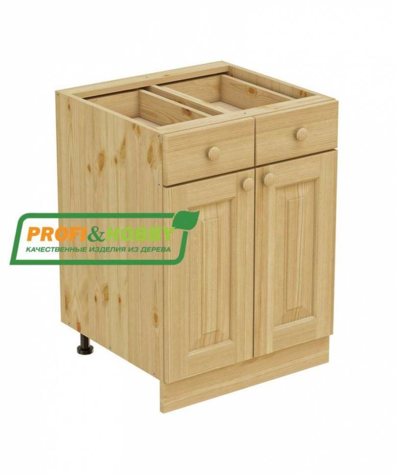 Тумба 2 дверь 2 ящик 600*720