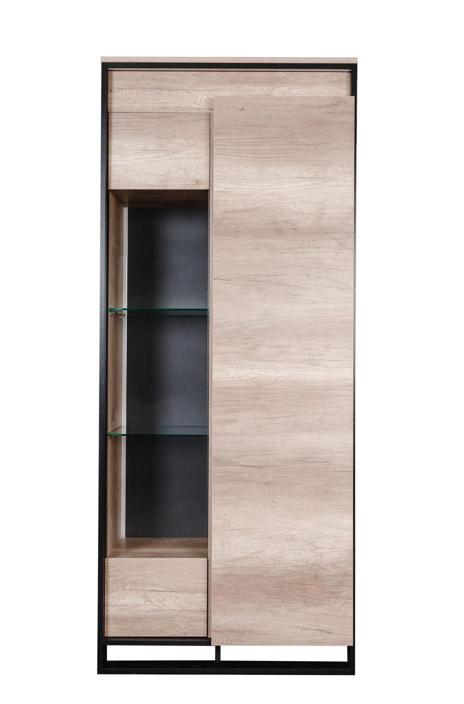 Шкаф с витриной Каньон Лофт П3.0561.0.20/40