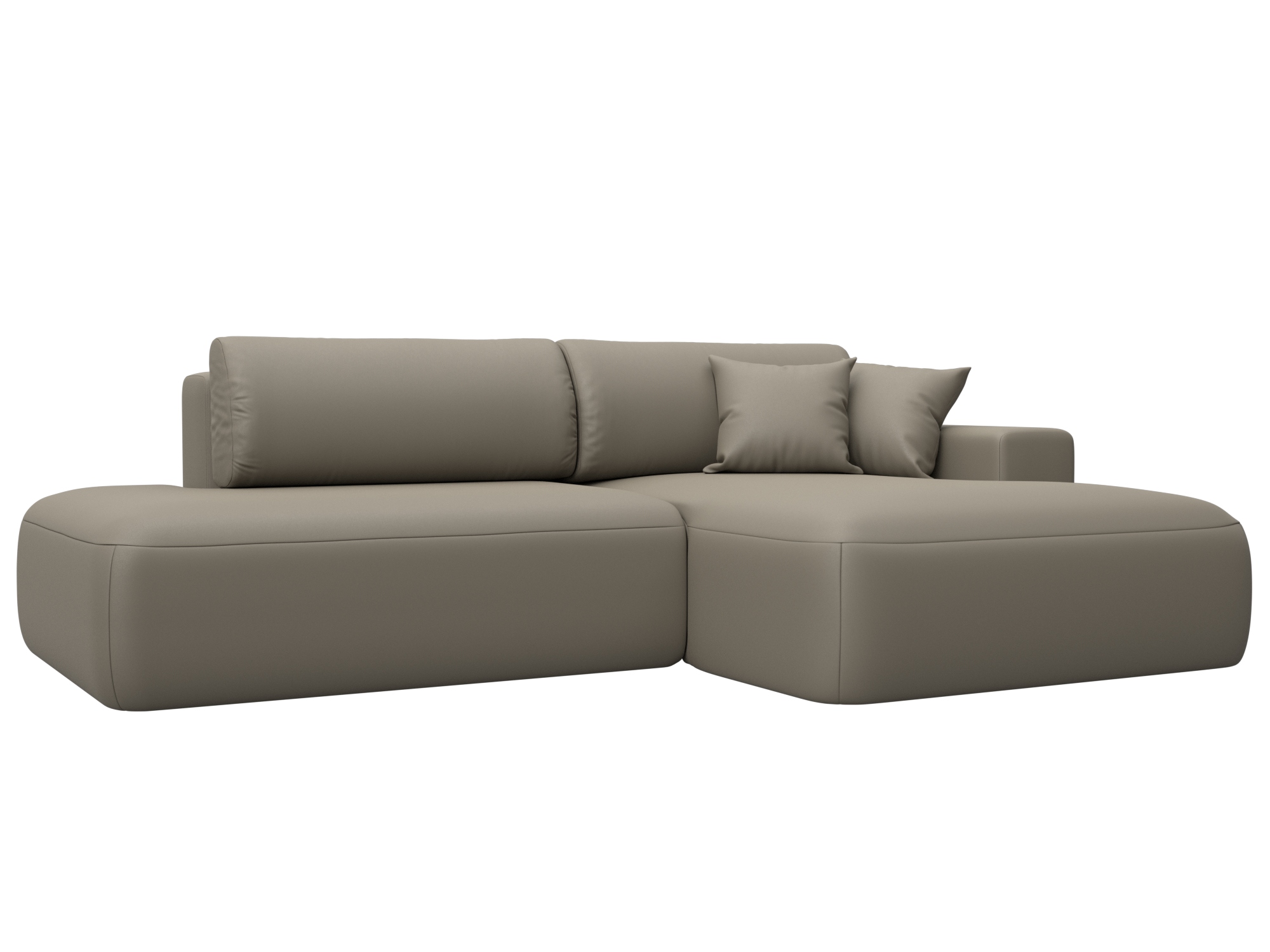 Диван угловой Лига-036 НПБ Модерн правый угол Экокожа