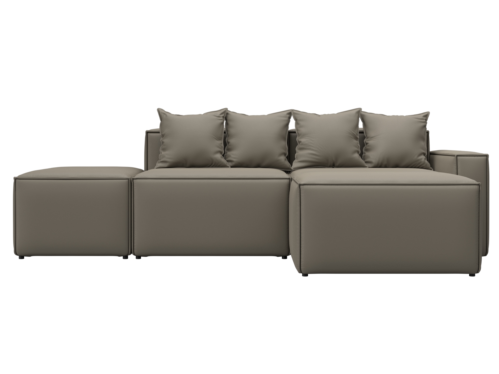 Диван угловой модульный Лига-063 угол правый Экокожа