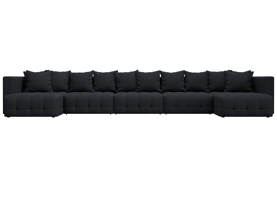 Диван П-образный Лига-052 НПБ МегаЛонг Замша