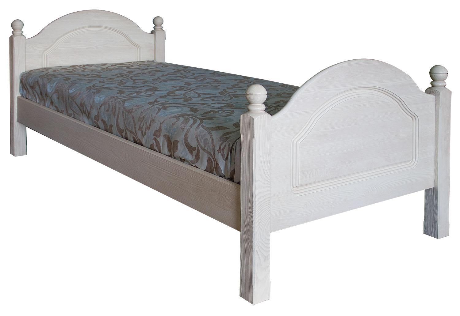 Кровать одинарная 1-09 Лотос БМ2.701.1.11